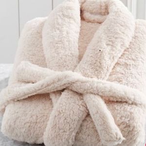 Pottery Barn Faux Fur Teddy Bear  Robe